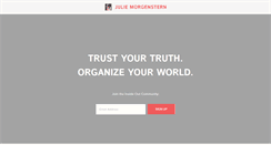 Desktop Screenshot of juliemorgenstern.com